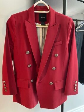 Smythe Mini Not a DB Blazer in Pomegranate